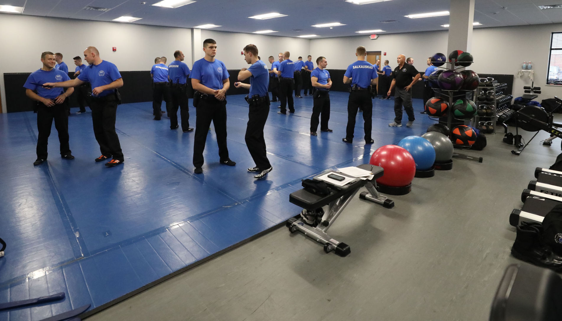 Schneider Training Center mat room 11.27.18.jpg